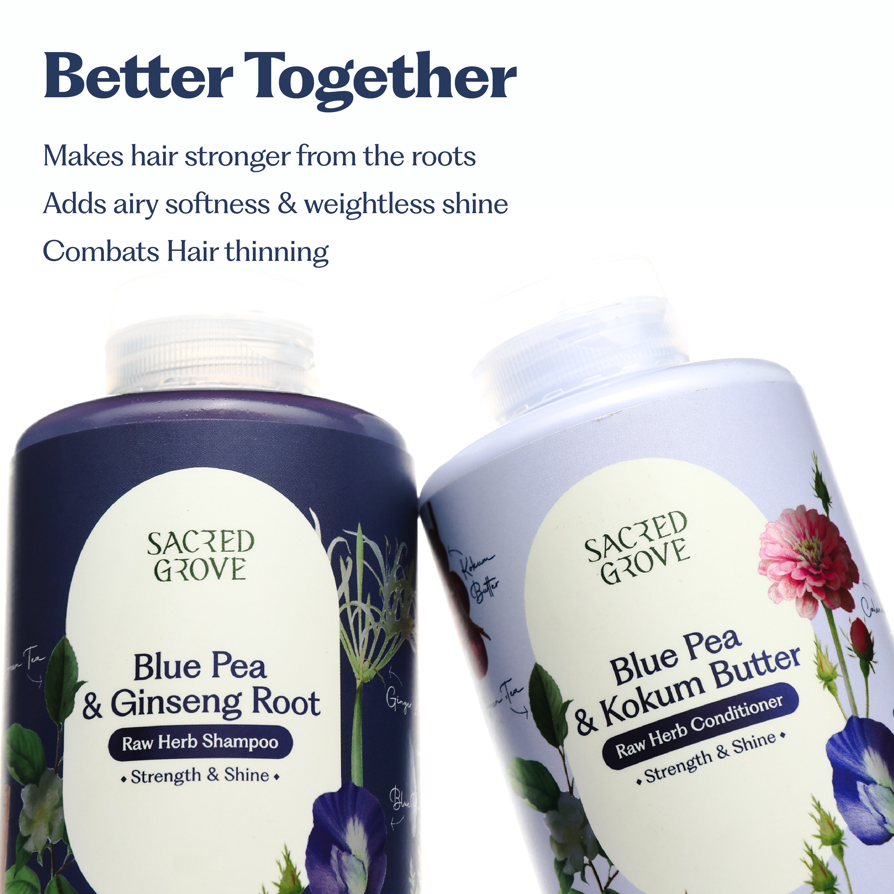 Blue Pea Strength & Shine Trio
