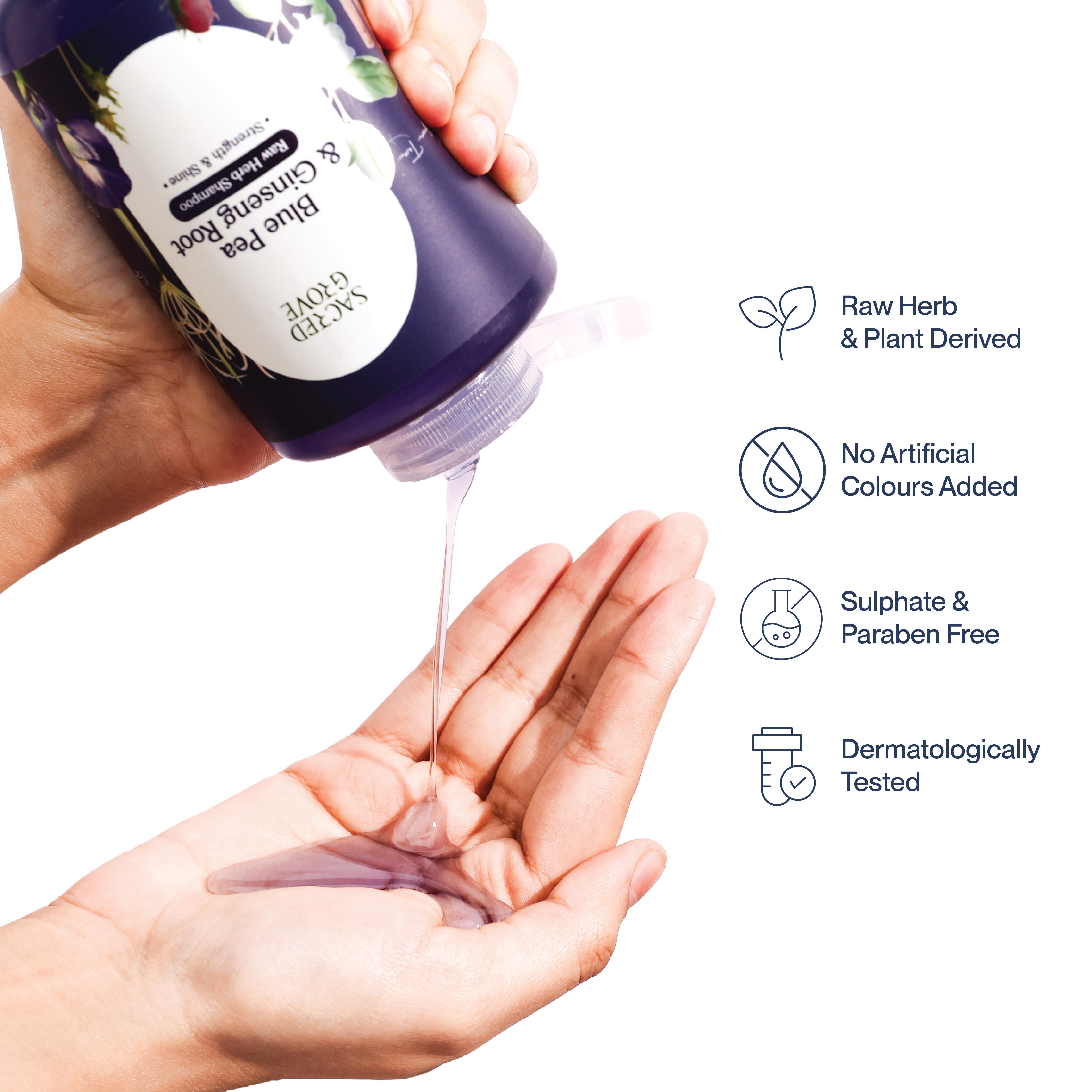 Blue Pea & Ginseng Root Strengthening Shampoo