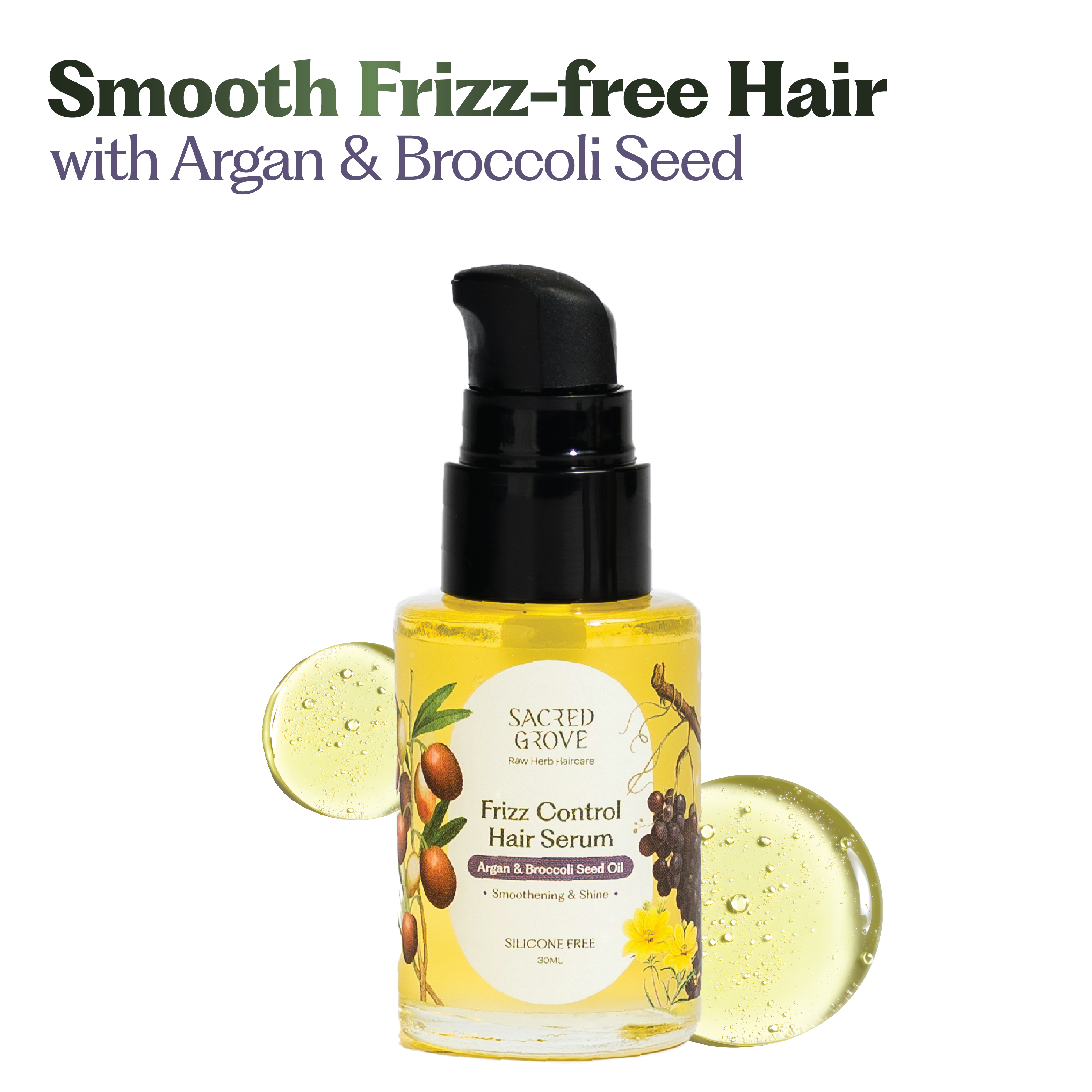 Argan & Broccoli Seed Frizz Control Serum B1G1