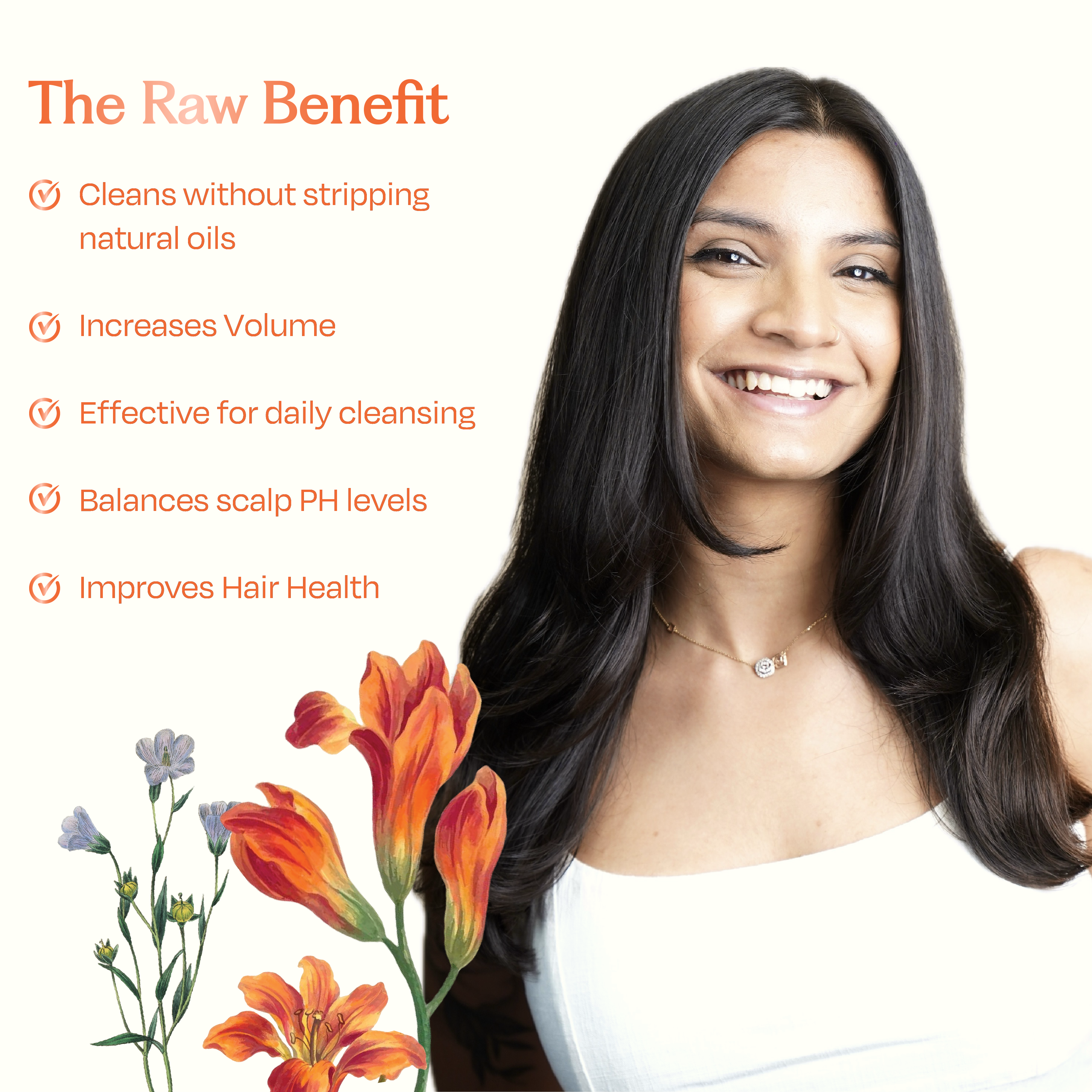 100% Raw Herb Gentle Hair Cleanser (Non-Lather)