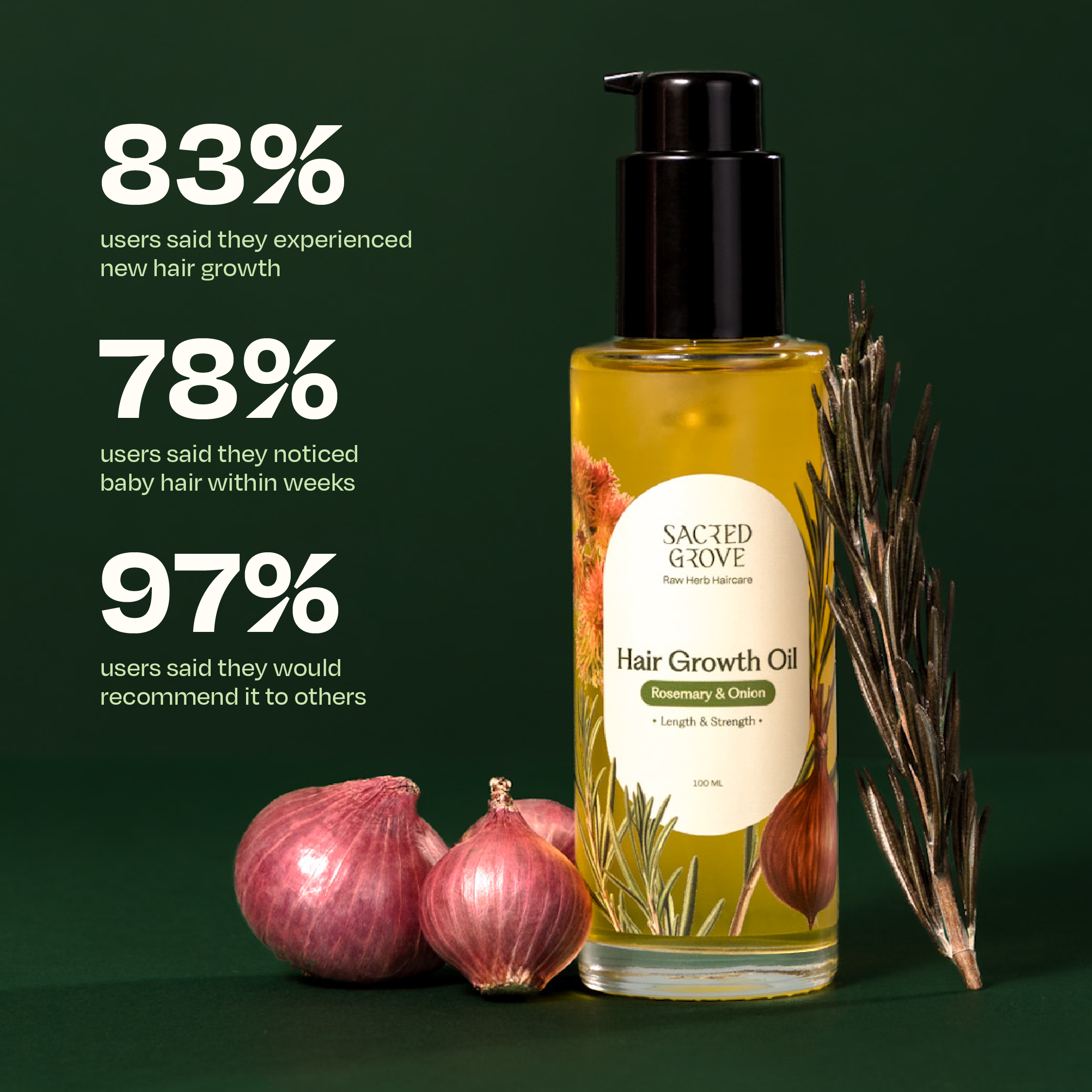 Rosemary Leaves & Onion Hair Growth Oil