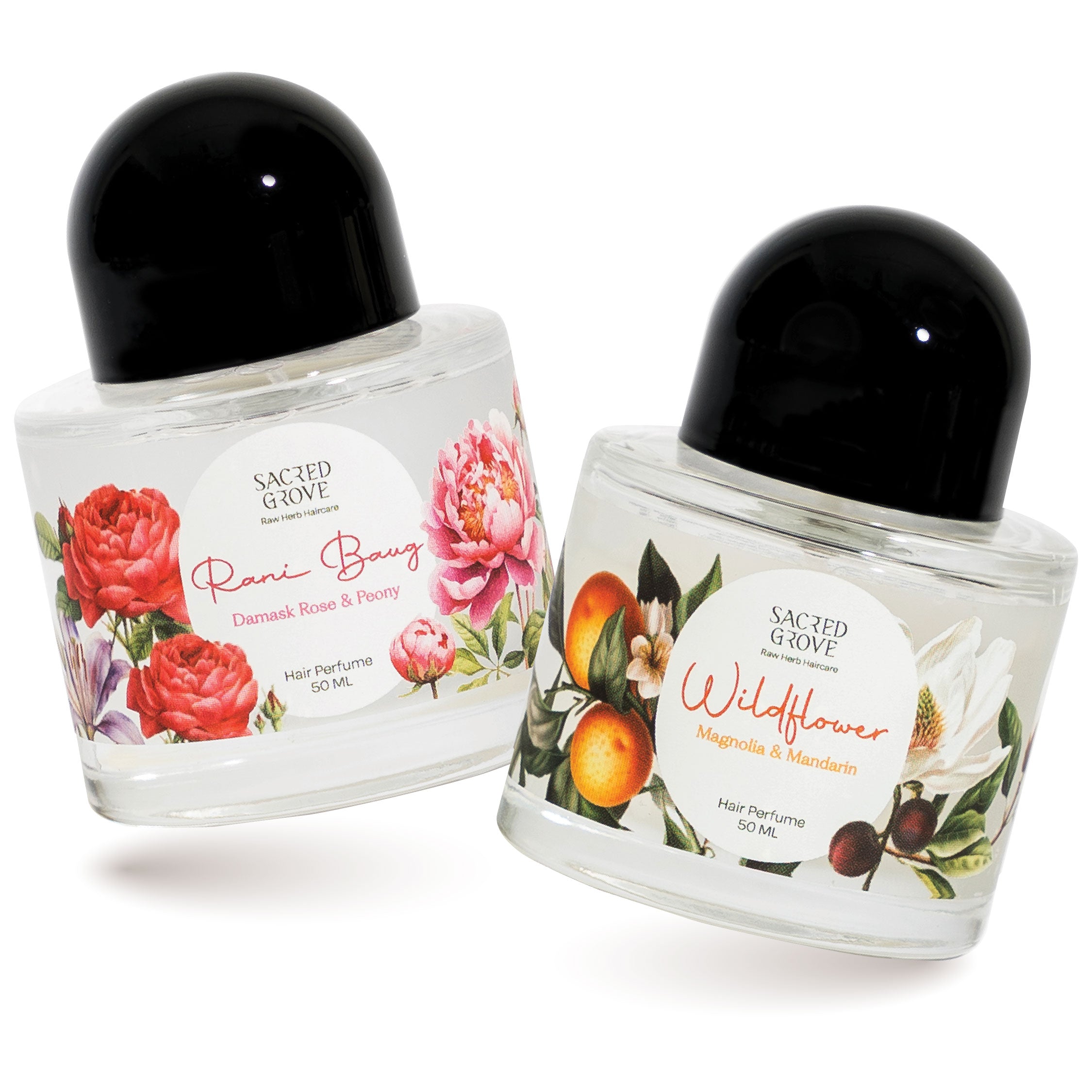 The Bloom Duo – Rani Baug & Wildflower Hair Perfume Combo
