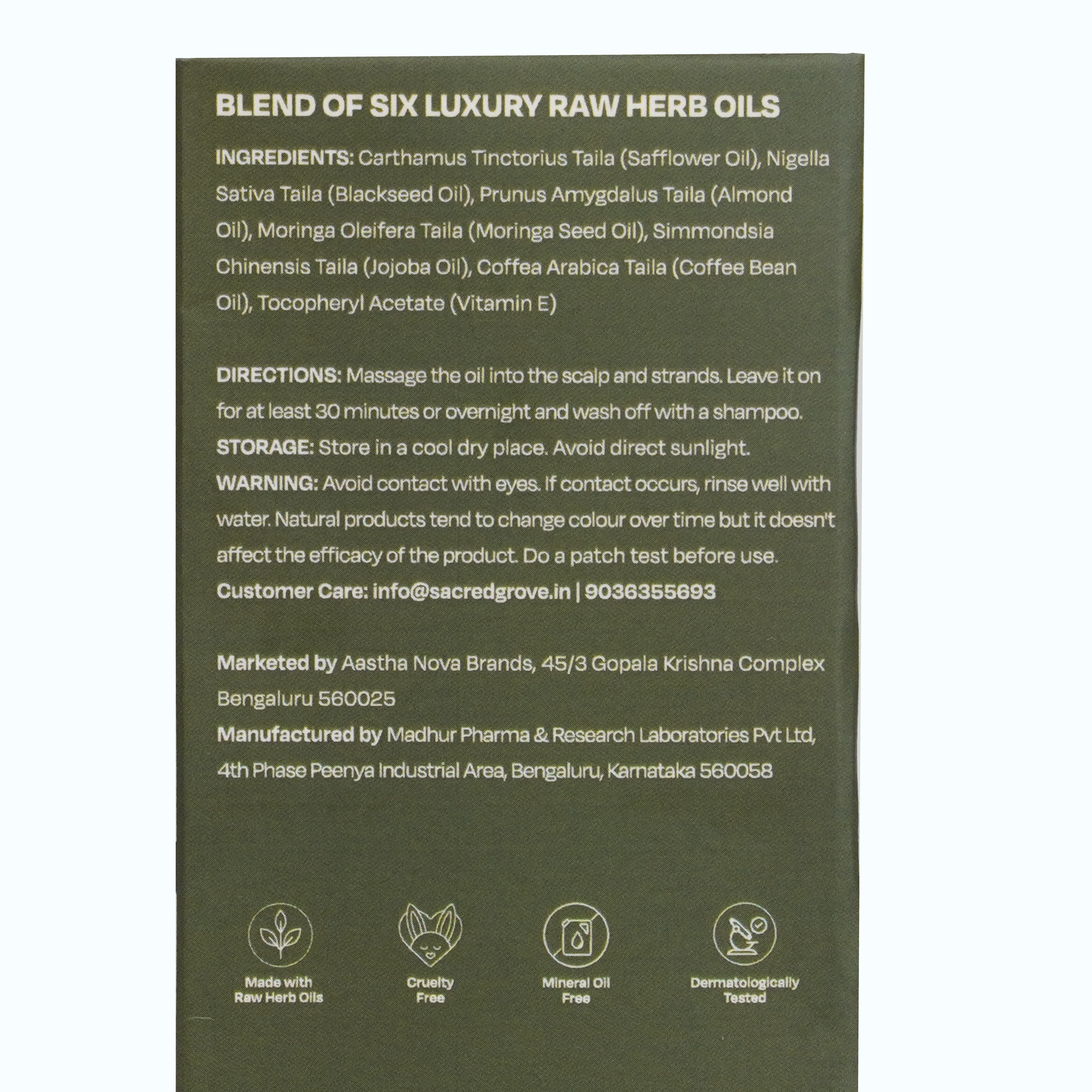 Coffee Bean & Blackseed Nourishing Hair Oil