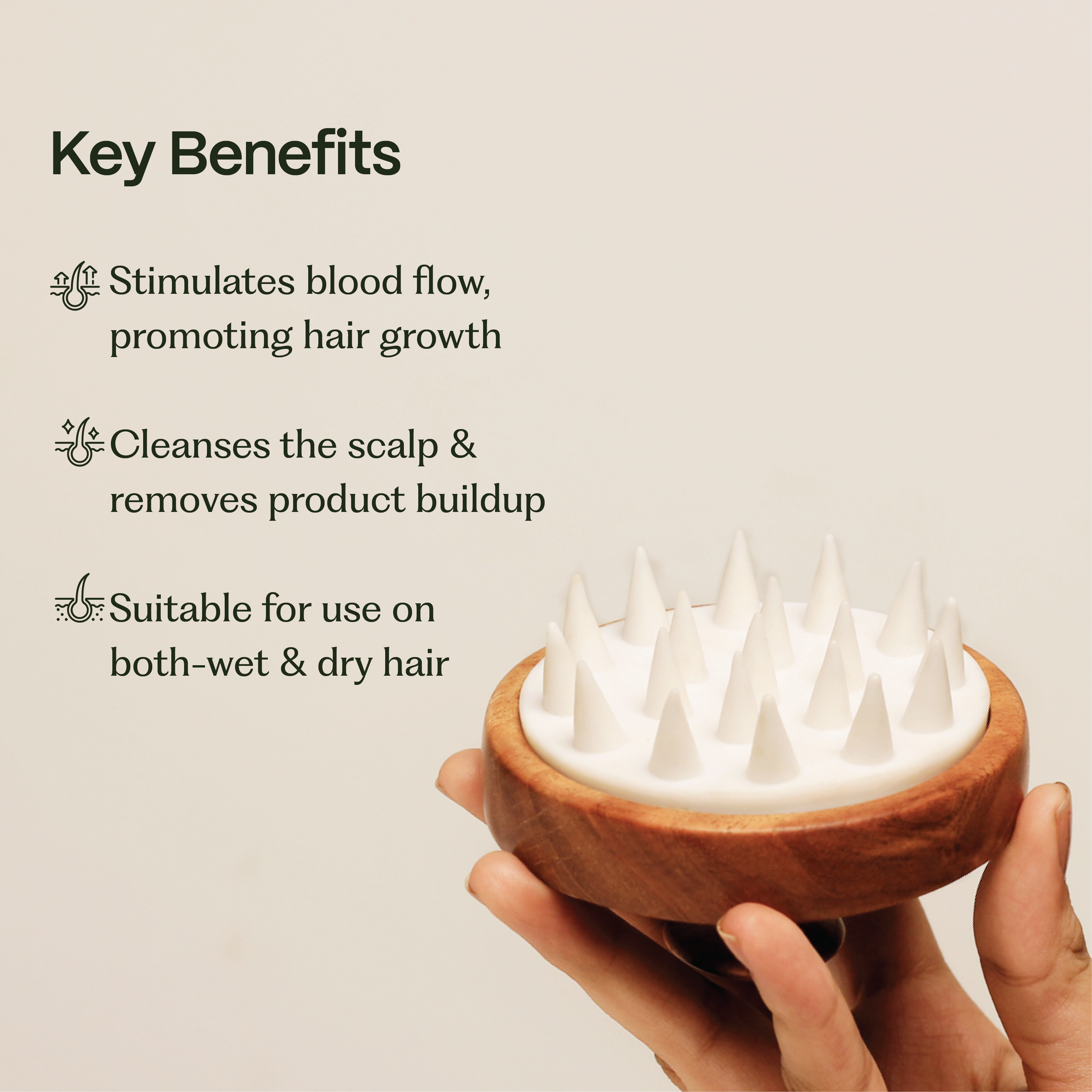 Silicone Scalp Massager for Circulation