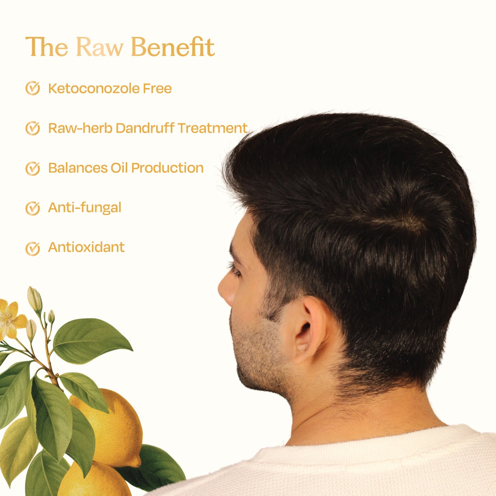 Neem Leaves & Lemon Peel Anti-Dandruff Hair Mask
