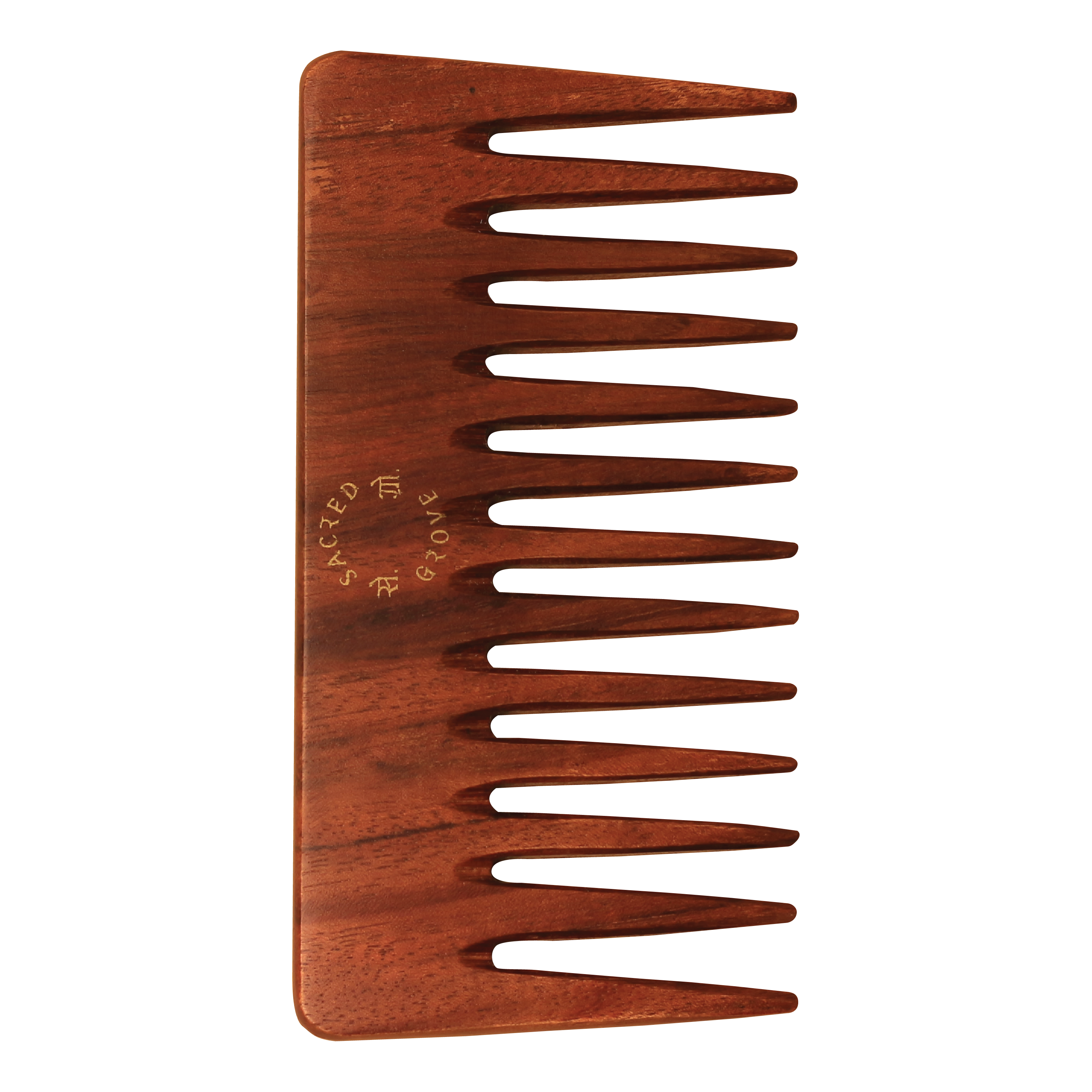 Wide Tooth & Detangling Teak Wood Comb
