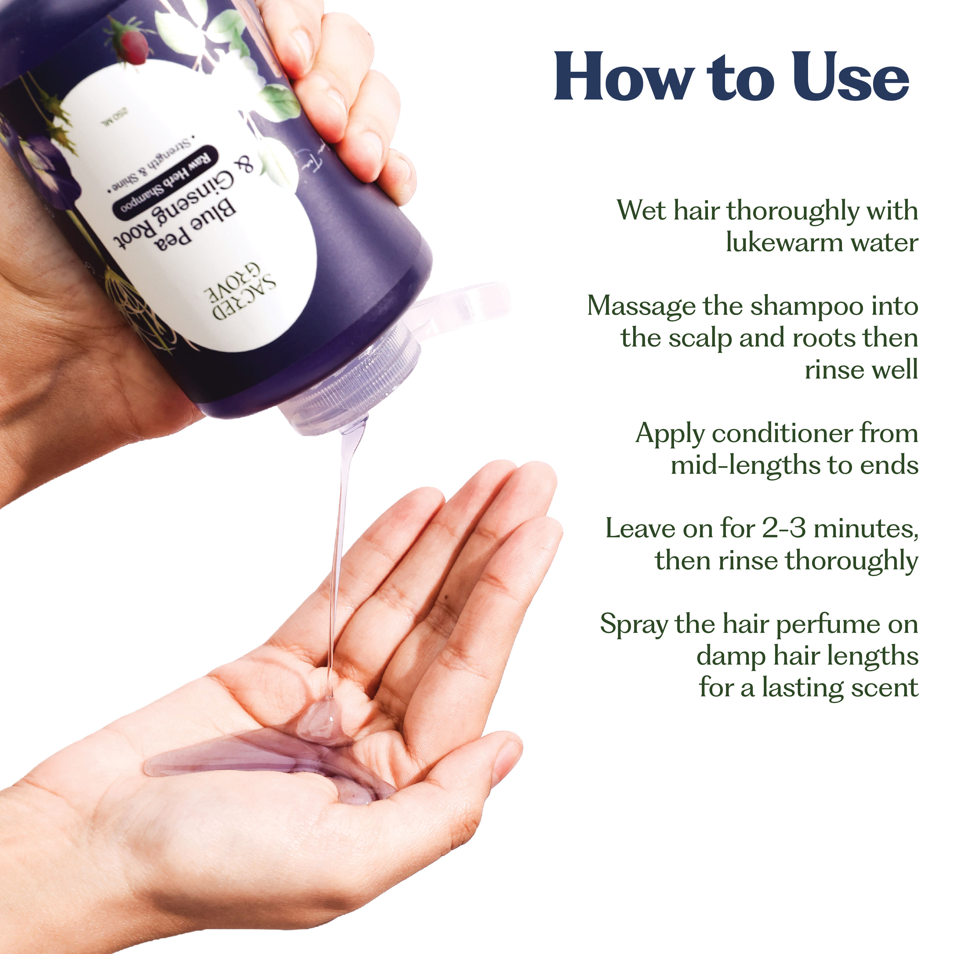 Blue Pea Strength & Shine Trio