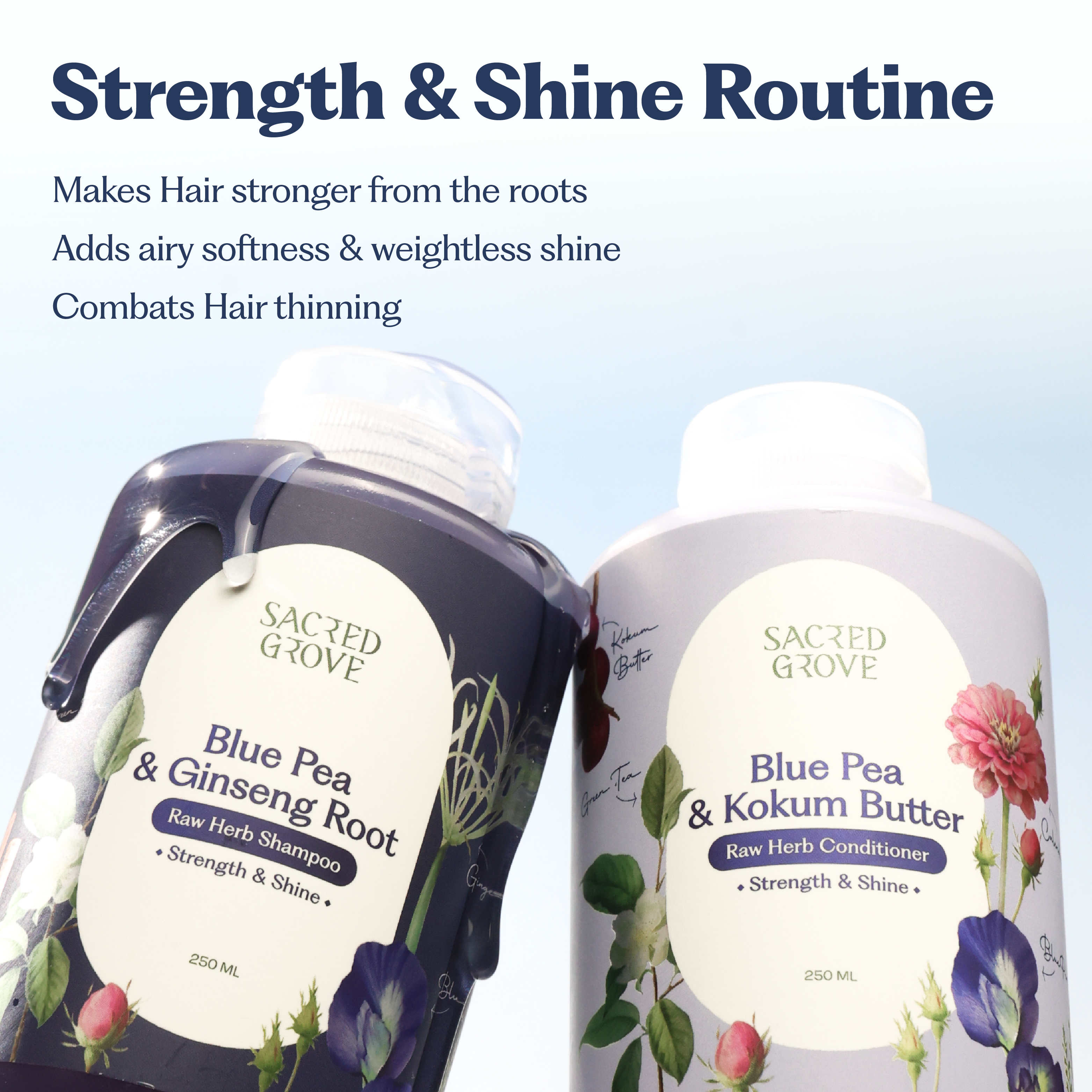 Blue Pea Strength & Shine Routine