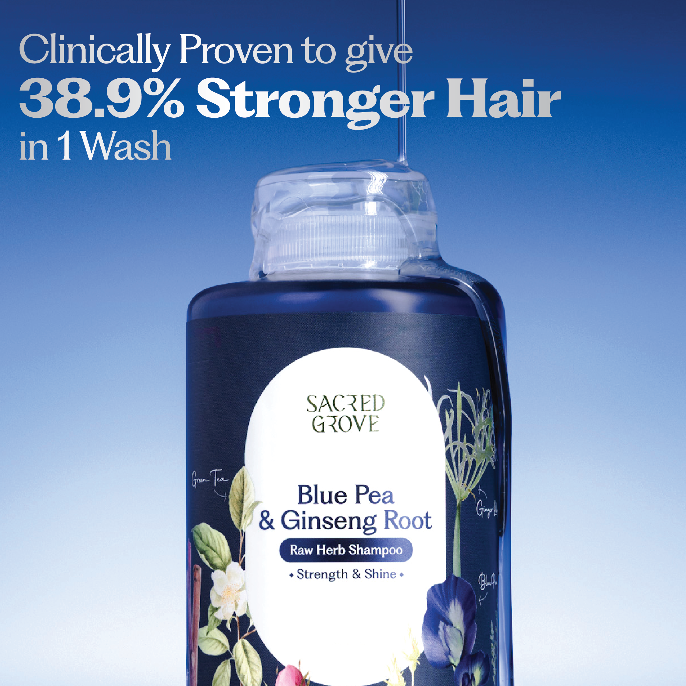 Blue Pea  Strengthening Shampoo