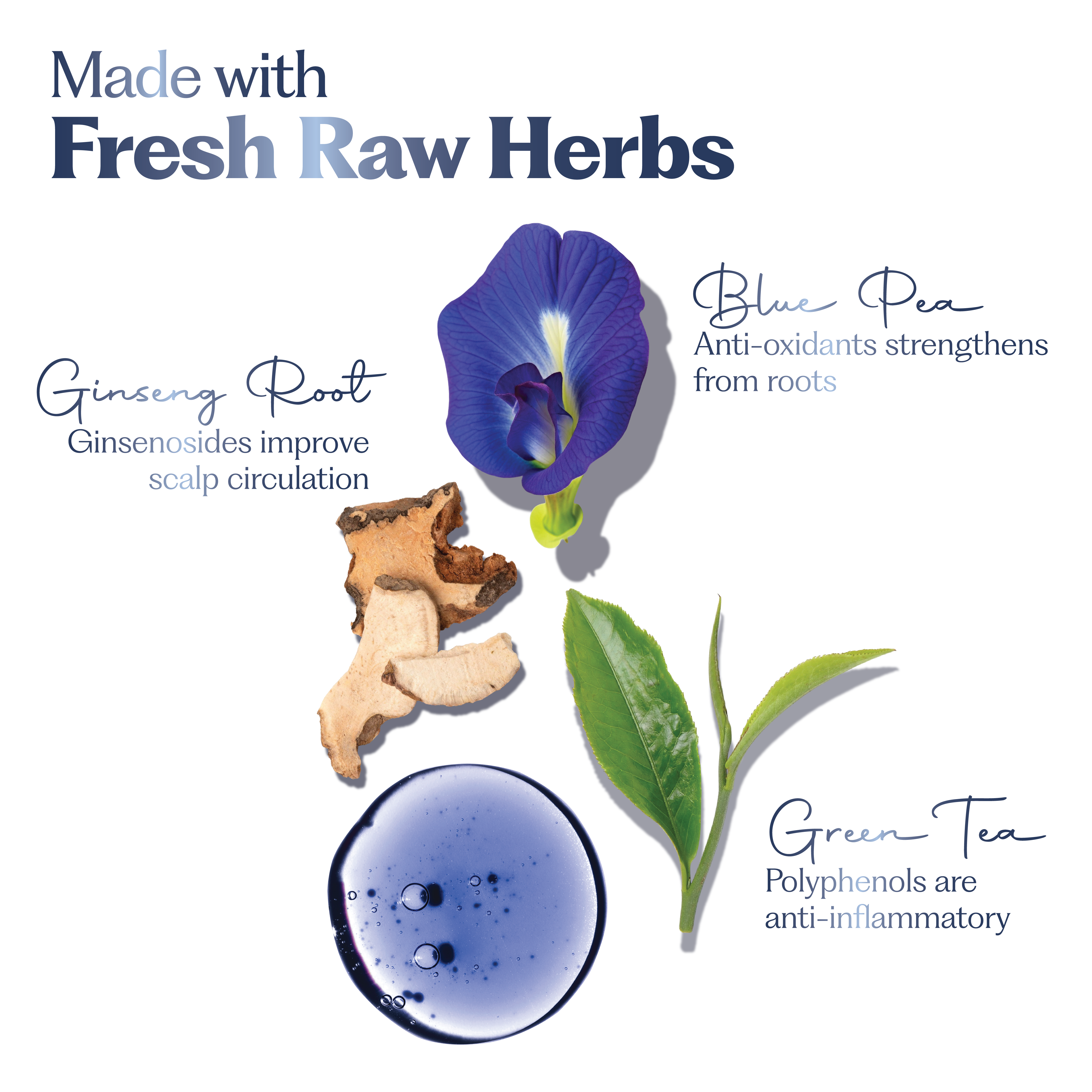 Blue Pea  Strengthening Shampoo