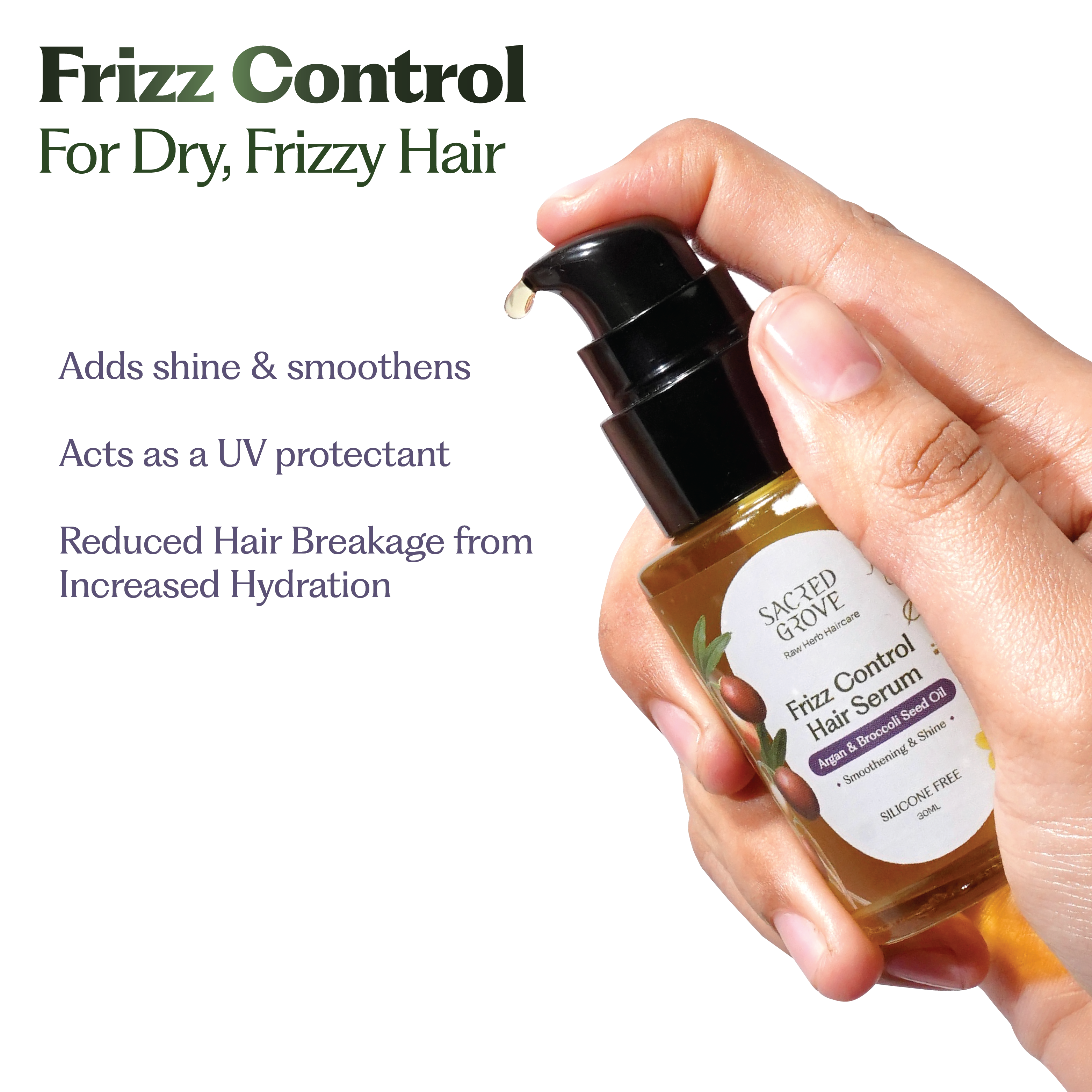 Argan & Broccoli Seed Frizz Control Serum B1G1