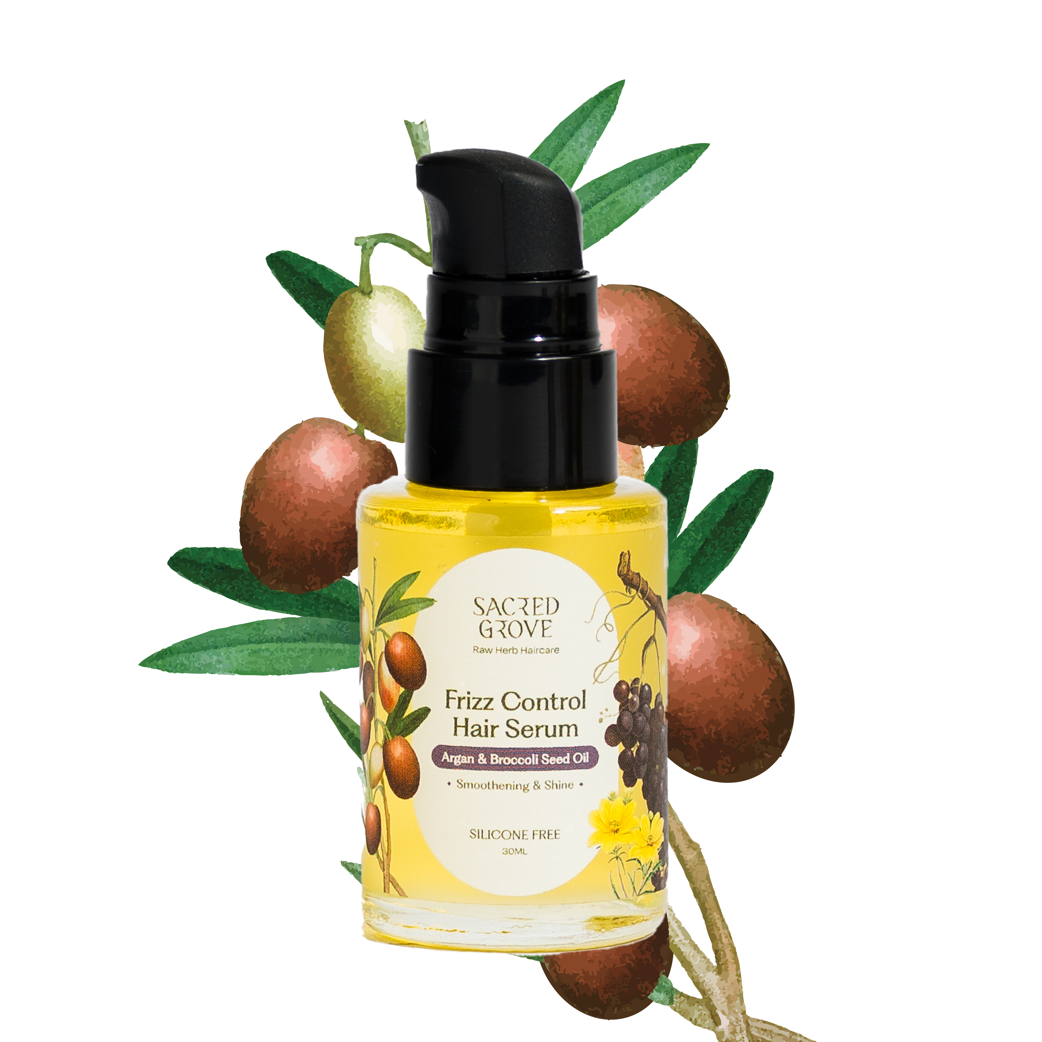 Argan & Broccoli Seed Frizz Control Serum