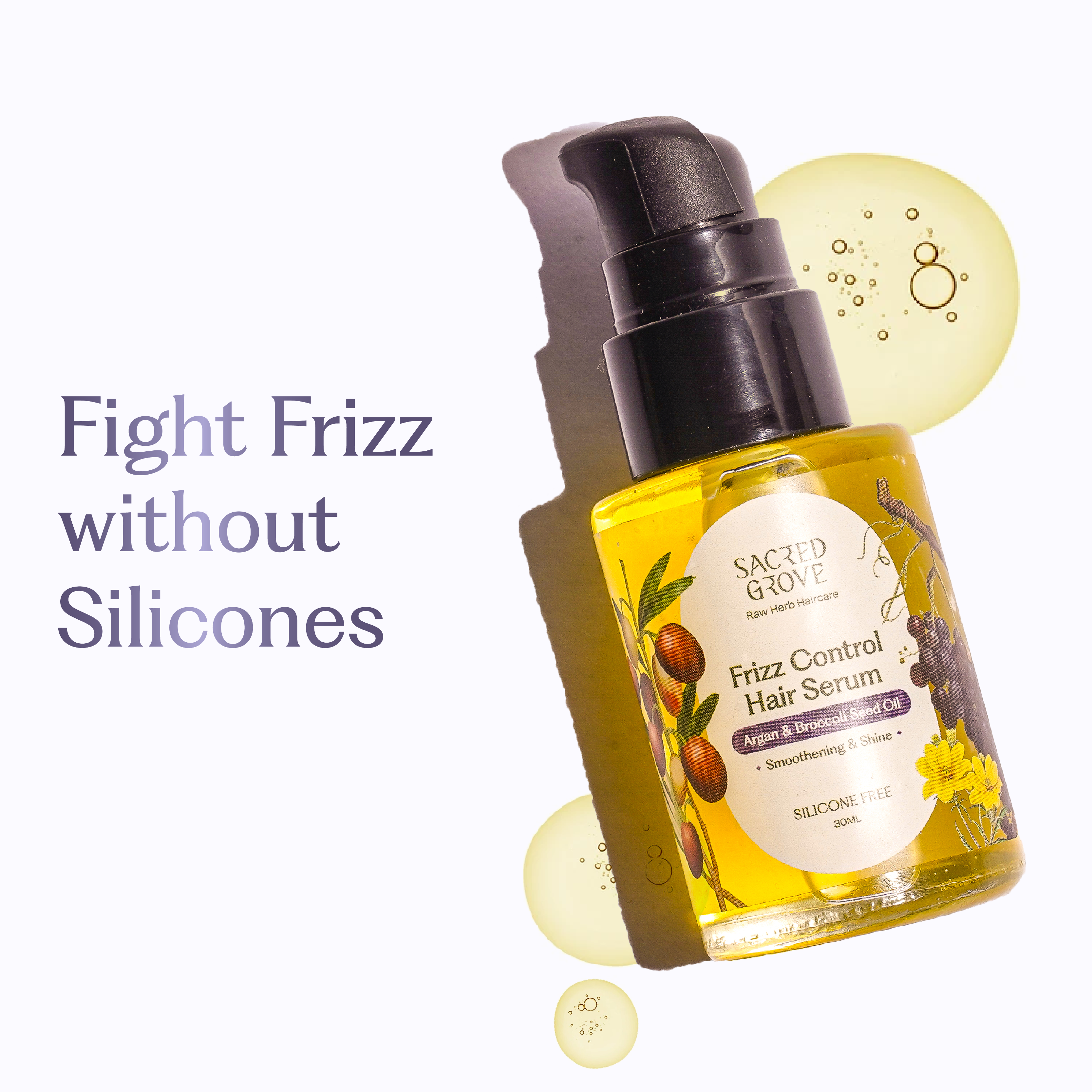 Argan & Broccoli Seed Frizz Control Serum