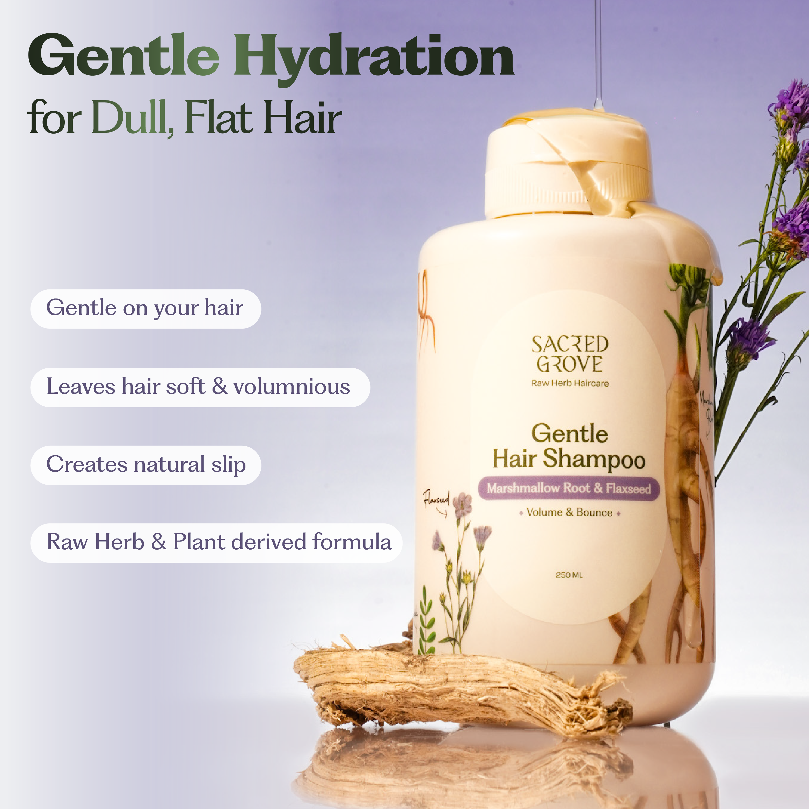 Gentle Hair Shampoo (Soft Lather)