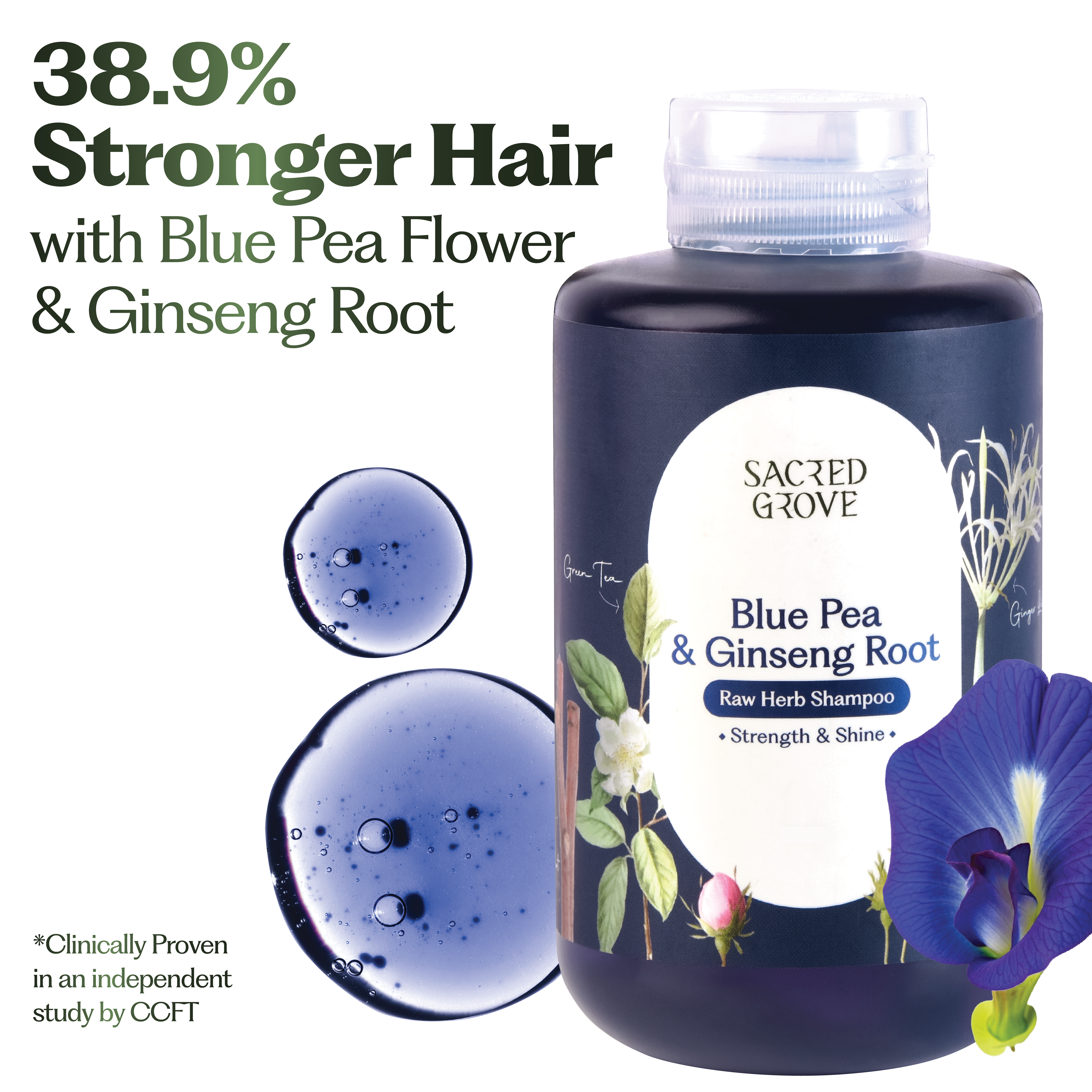 Blue Pea  Strengthening Shampoo