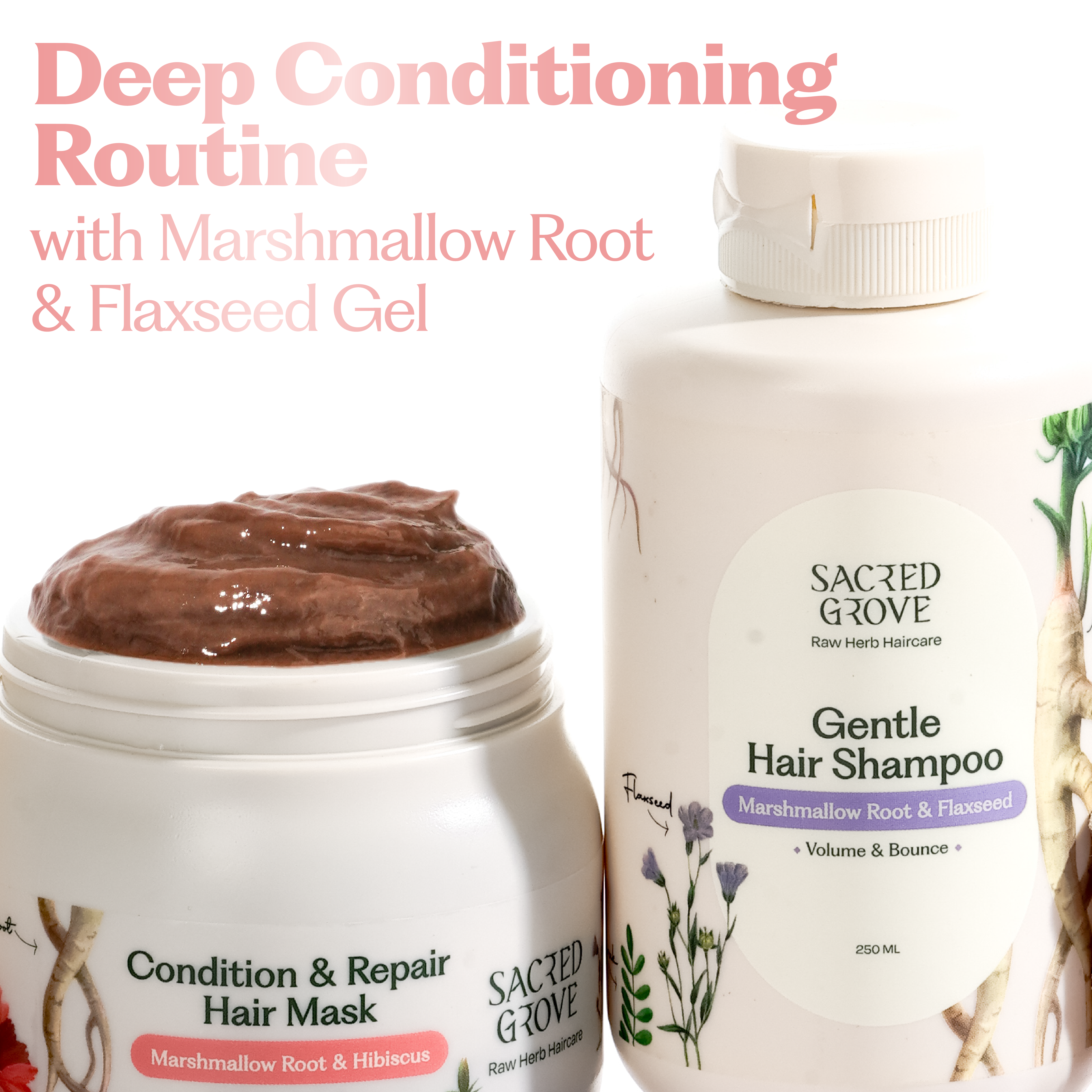Marshmallow Root Deep Conditioning Combo